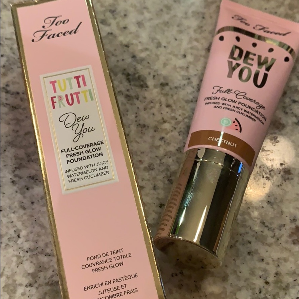 Too Faced Dew You Foundation in Chestnut